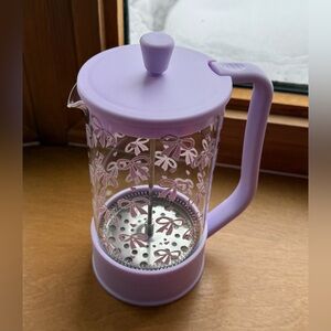 Paris Hilton Lavender Purple French Press Coffee Maker New without tag